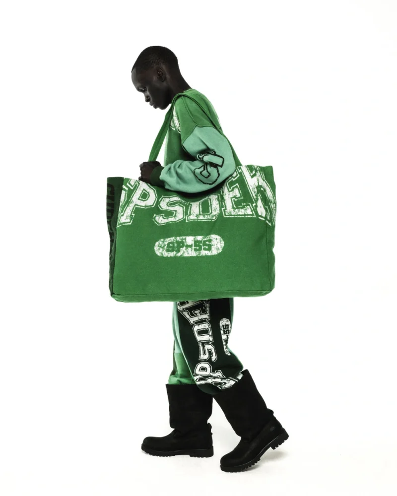Sp5der Kelly Green Superfive Tote Bag 5