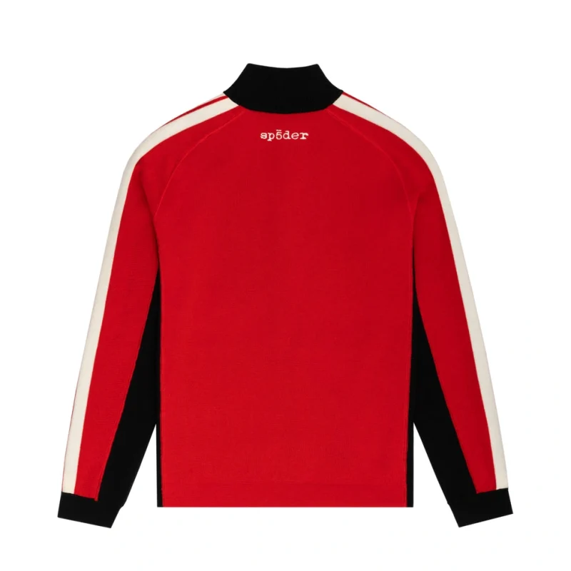 Sp5der Knit 5 Track Red Jacket 10