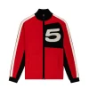 Sp5der Knit 5 Track Red Jacket