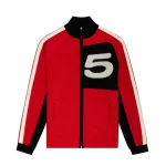 Sp5der Knit 5 Track Red Jacket