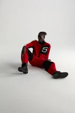 Sp5der Knit 5 Track Red Jacket 3