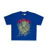 Sp5der Legacy Logo Hw Neavy Blue Tee 1