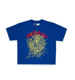 Sp5der Legacy Logo Hw Neavy Blue Tee 1
