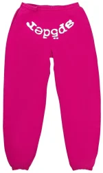 Sp5der Legacy Pink White Sweatpant