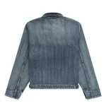 Sp5der Light Blue Wash Denim Work Jacket 7
