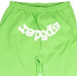 Sp5der Logo Jogger Light Green Sweatpant 2