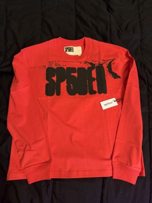 Sp5der Main Label L/s Red Tee