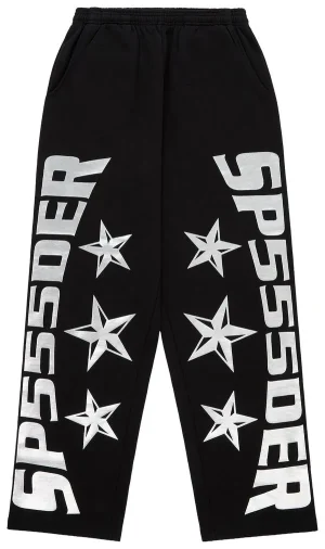 Sp5der Mx555 Black Sweatpant