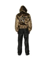 Sp5der Nocturnal Animal Brown Jacket 1