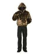 Sp5der Nocturnal Animal Brown Jacket 5