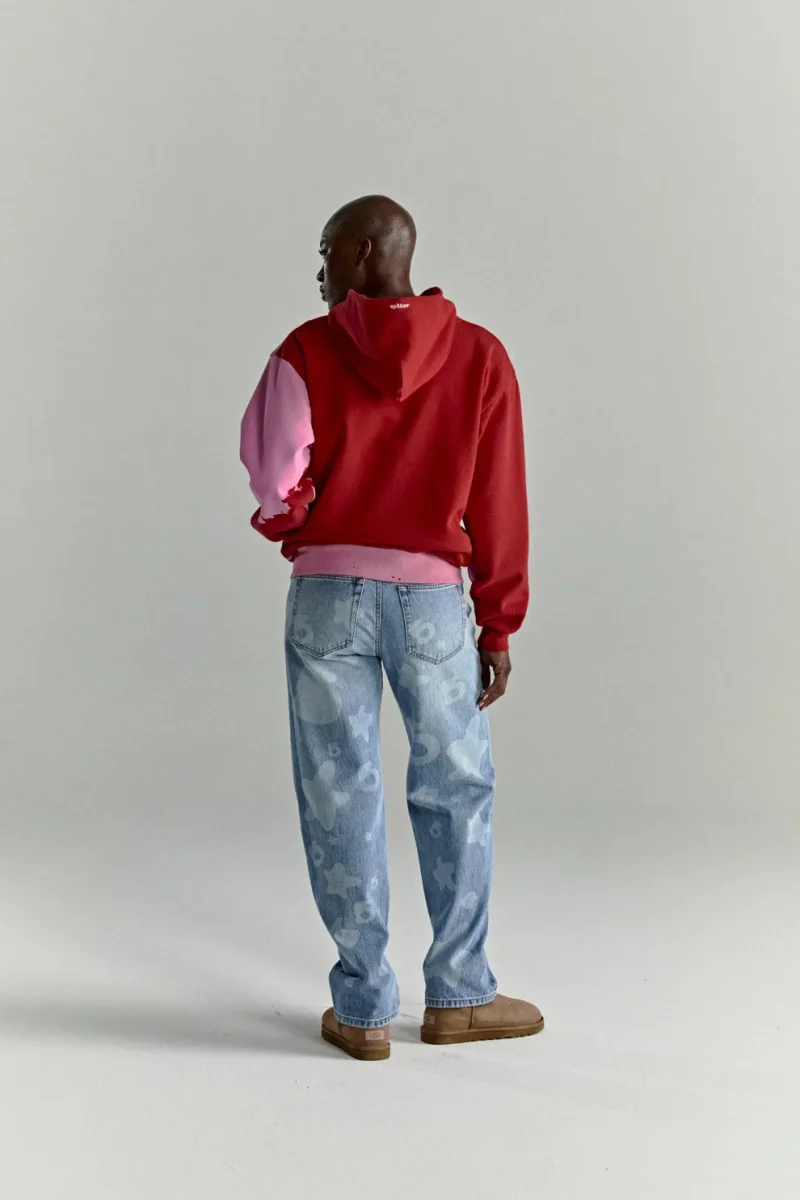 Sp5der Nocturnal Zip Red Hoodie 6