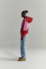 Sp5der Nocturnal Zip Red Hoodie 8