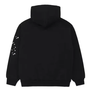 sp5der og web hoodie black backside