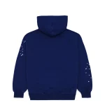 sp5der og web hoodie blue back