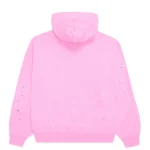 sp5der og web hoodie pink back