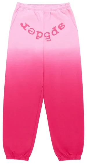 Sp5der Og Web Ombre Pink Sweatpant