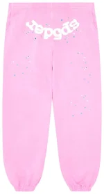 Sp5der OG Web Pink Sweatpants