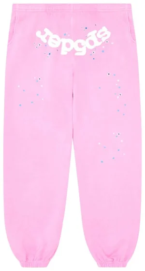 Sp5der OG Web Pink Sweatpants