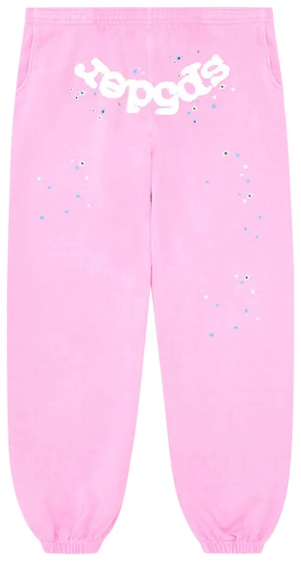 Sp5der OG Web Pink Sweatpants Sp5der OG Web Pink Sweatpants