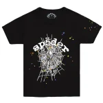 Sp5der Og Web V2 Classic Black Baby Tee
