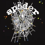 Sp5der Og Web V2 Classic Black Baby Tee 5