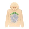 Sp5der Og Web V2 Cream Hoodie