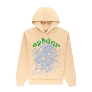 Sp5der Og Web V2 Cream Hoodie