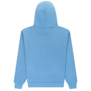 sp5der og web v2 hoodie dusty blue back