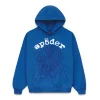 Sp5der Og Web V2 Legacy Blue Hoodie