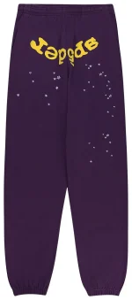 Sp5der Og Web V2 Purple Sweatpant