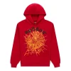 Sp5der Og Web V2 Red Hoodie