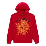 Sp5der Og Web V2 Red Hoodie