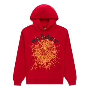 Sp5der Og Web V2 Red Hoodie