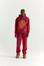 Sp5der Og Web V2 Red Hoodie 6