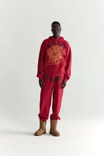 Sp5der Og Web V2 Red Hoodie 7