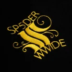 Sp5der Outline Velour Track Black Jacket 12