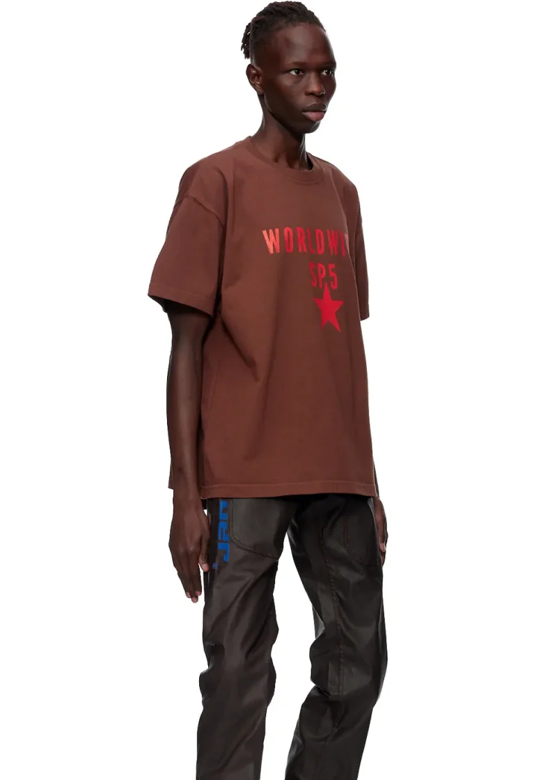 Sp5der Oversized Worldwide Sp5 T Shirt 3