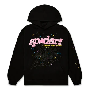Sp5der P nk V2 Black Hoodie