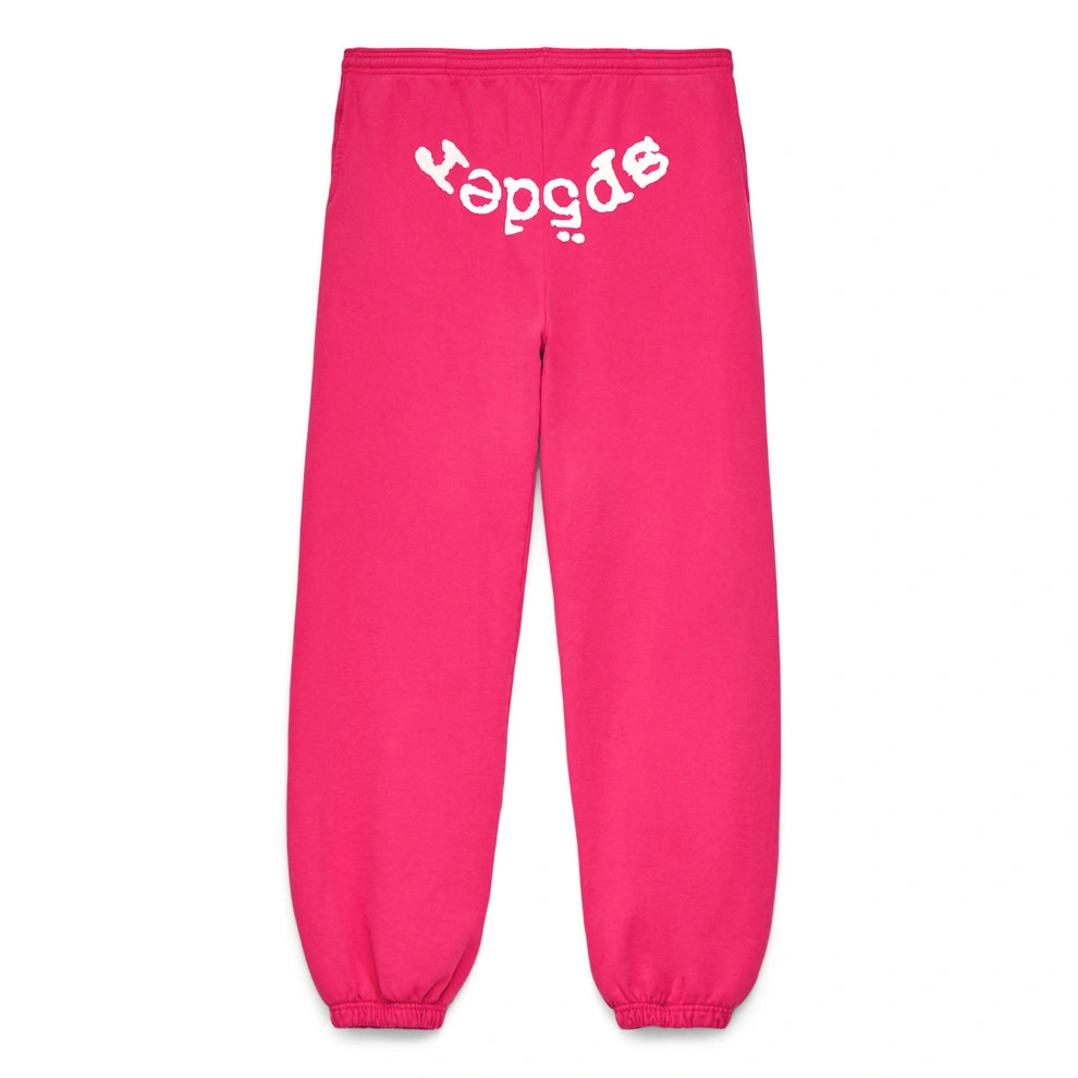 Sp5der Pink Og Web V2 White Sweatpant