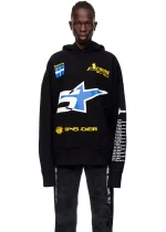 Sp5der Pit Crew Oversized Hoodie 5