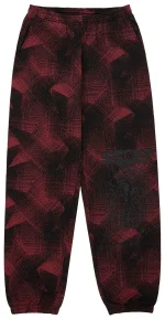 Sp5der Plaid Splatt Black Sweatpant