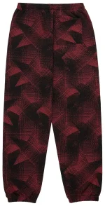Sp5der Plaid Splatt Black Sweatpant 2