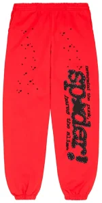 Sp5der P*nk V2 Red Sweatpant