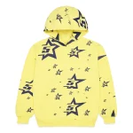 Sp5der Print 5star Yellow Hoodie