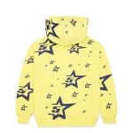 Sp5der Print 5star Yellow Hoodie 8