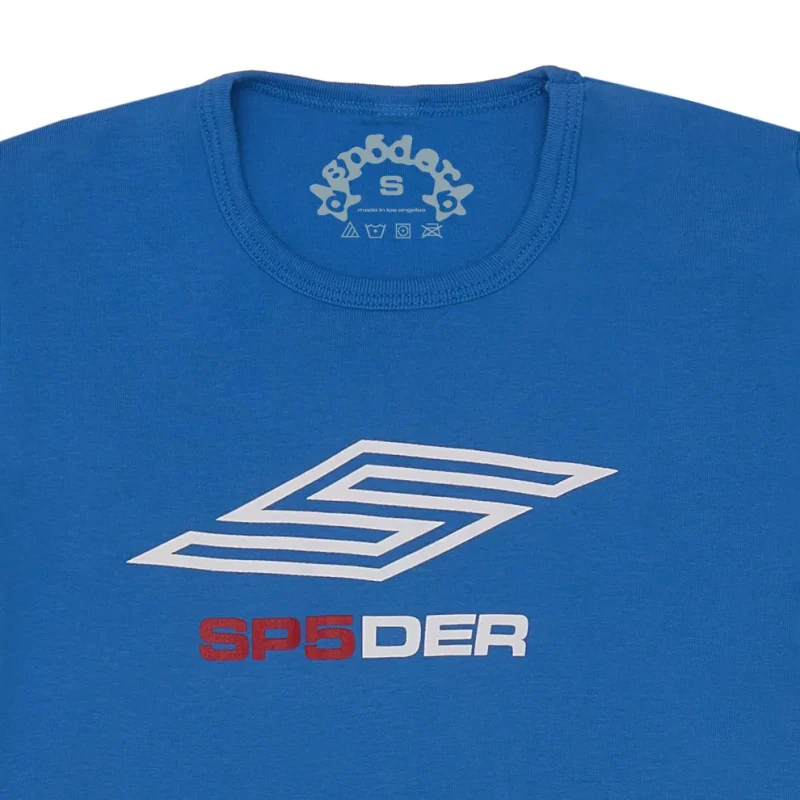 Sp5der Pro Navy Blue Baby Tee 1