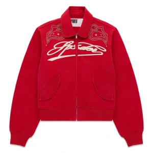 Sp5der R-05 Script Bomber Red Jacket
