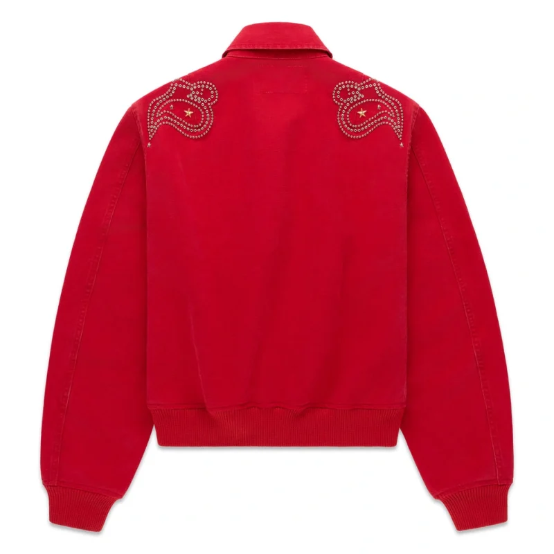 Sp5der R-05 Script Bomber Red Jacket 7
