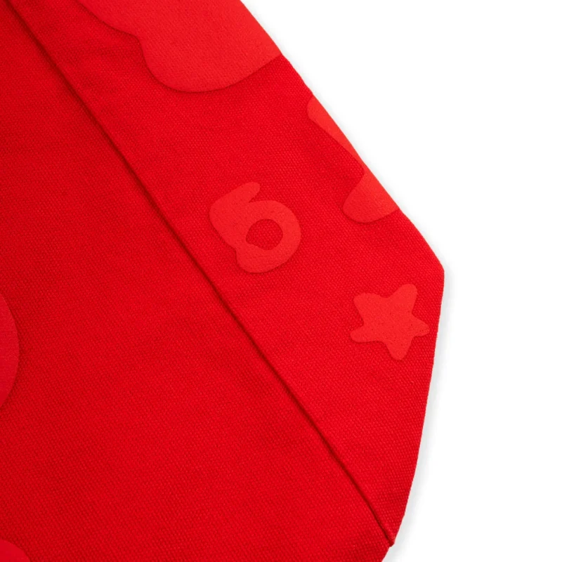 Sp5der Red Beluga Oversized Tote Bag 3
