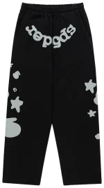 Sp5der Reflective Beluga Black Sweatpant